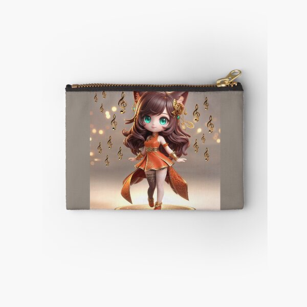 Item preview, Orange Chibi Spirit Fox Miyu designed and sold by CHIBI_POPZ.