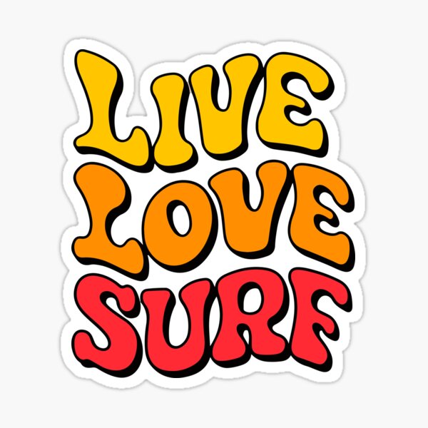 Vista previa del artículo con la obra «Vivir el amor surf», diseñado y vendido por Timegraf.