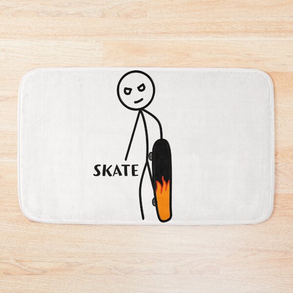 Item preview, Skateboard Kid -  Flames Skateboard 2 designed and sold by MetallicaMaster.