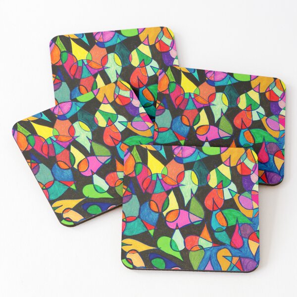 Item preview, Multicolored Kaleidoscopic World at Night designed and sold by artofkathleen.