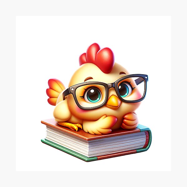 Item preview, Baby Chick And Books designed and sold by TheAnimalZ00.