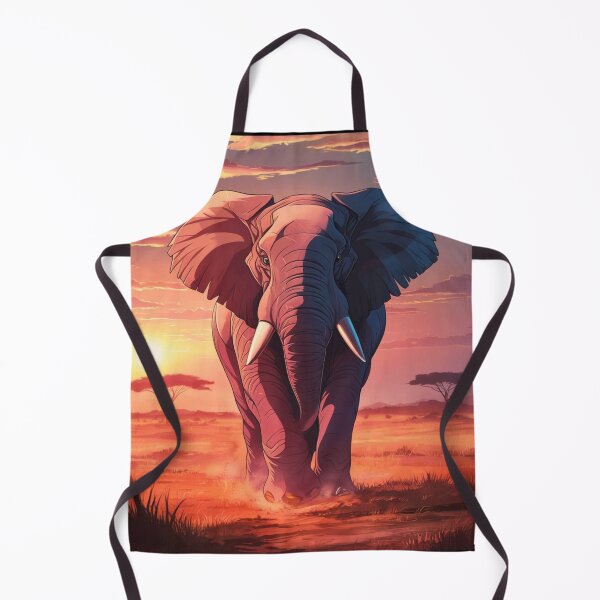 Item preview, Elephant Portrait. african elephant, safari elephant, african safari, african sunset designed and sold by ElephantVibes.