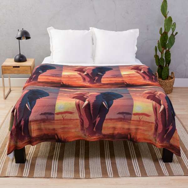 Item preview, Elephant Portrait. african elephant, safari elephant, african safari, african sunset designed and sold by ElephantVibes.