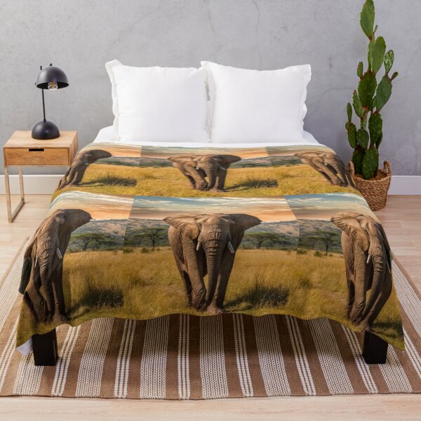 Item preview, Elephant Portrait. african elephant, safari elephant, african safari, african sunset designed and sold by ElephantVibes.