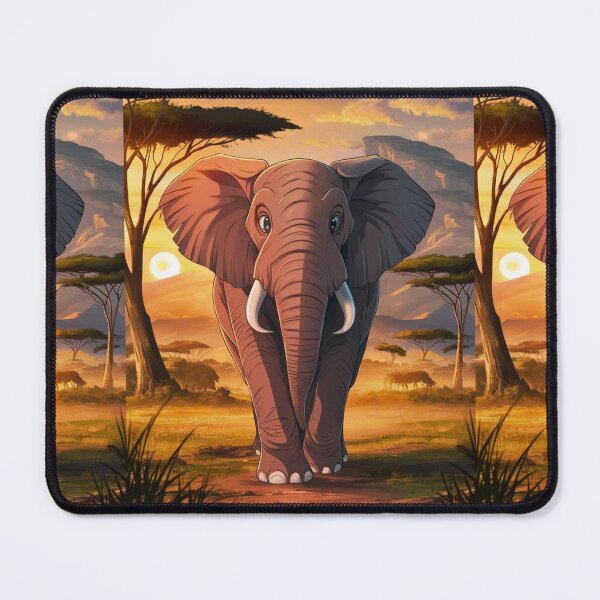 Item preview, Elephant Portrait. african elephant, safari elephant, african safari, african sunset designed and sold by ElephantVibes.