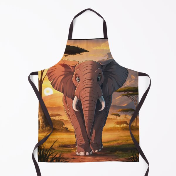 Item preview, Elephant Portrait. african elephant, safari elephant, african safari, african sunset designed and sold by ElephantVibes.