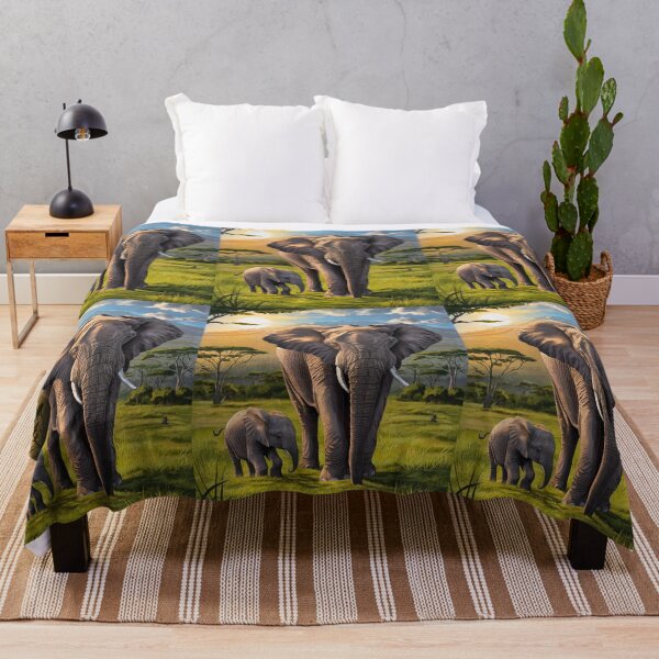 Item preview, Elephant Portrait. african elephant, safari elephant, african safari, african sunset designed and sold by ElephantVibes.