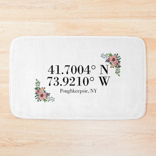 Item preview, Poughkeepsie, NY Coordinates designed and sold by mynameisliana.