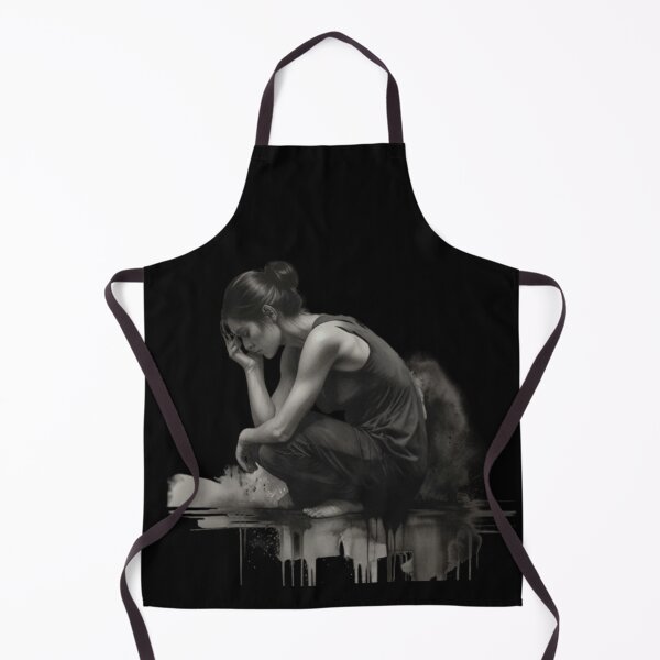 Item preview, Thoughtful woman designed and sold by Magic3D.