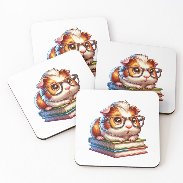 Item preview, Guinea Pig And Books designed and sold by TheAnimalZ00.