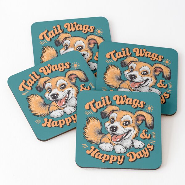 Item preview, Tail Wags & Happy Day designed and sold by trendybutterfly.