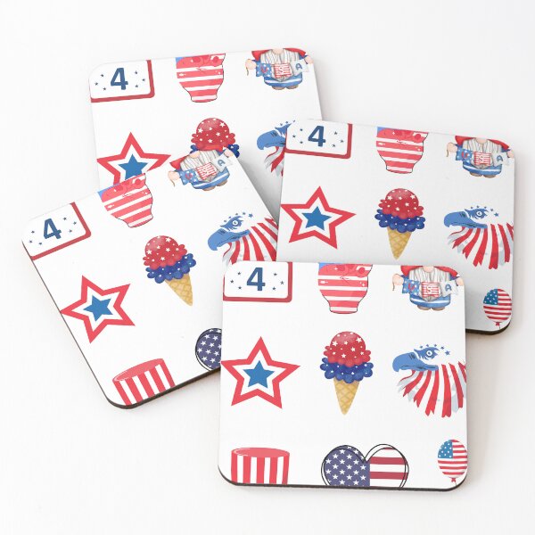Item preview, 4th of July Independence Day USA America Patriot Red White Blue Graphic Sticker Sheet 3 designed and sold by socialarmour.