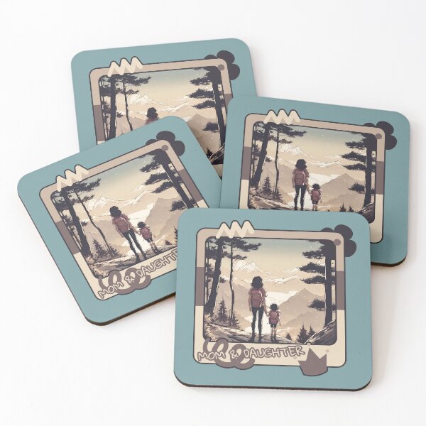 Item preview, MOM and DAUGHTER, Family, love, anime, mother, mommy designed and sold by GOLDENGARDENART.
