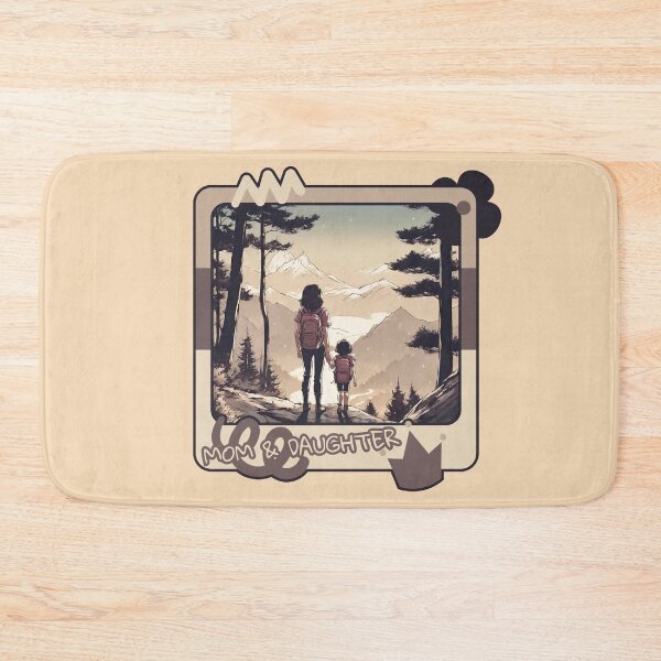 Item preview, MOM and DAUGHTER, Family, love, anime, mother, mommy designed and sold by GOLDENGARDENART.