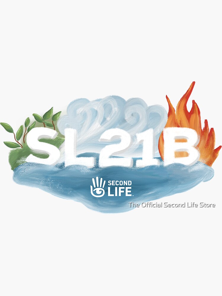 Thumbnail 3 of 3, Sticker, Second Life's 21st Birthday designed and sold by Second-Life.