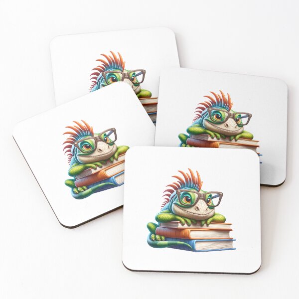 Item preview, Iguana And Books designed and sold by TheAnimalZ00.