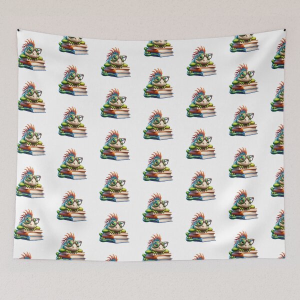Item preview, Iguana And Books designed and sold by TheAnimalZ00.