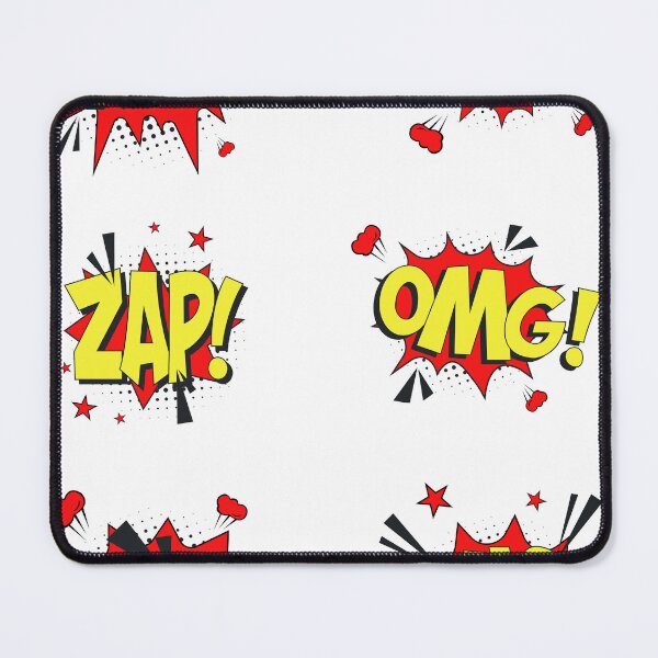 Item preview, Comic Sounds Sticker Sheet Speech Bubbles Red Yellow designed and sold by socialarmour.