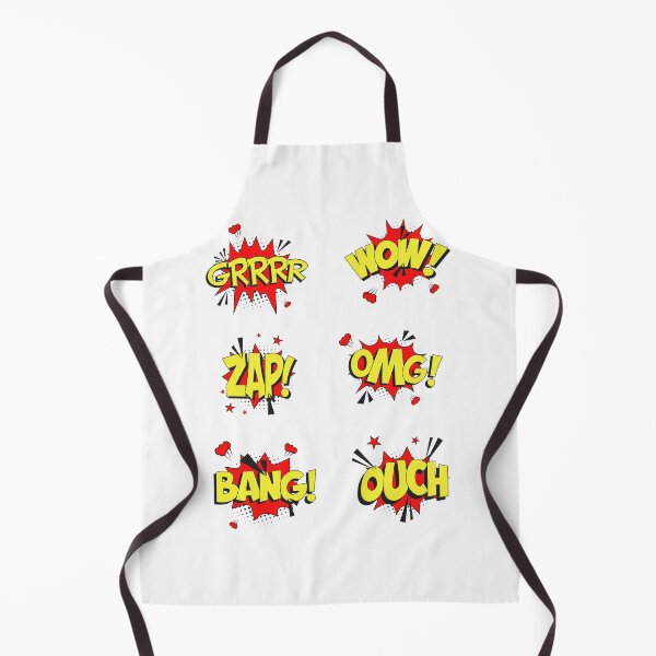 Item preview, Comic Sounds Sticker Sheet Speech Bubbles Red Yellow designed and sold by socialarmour.