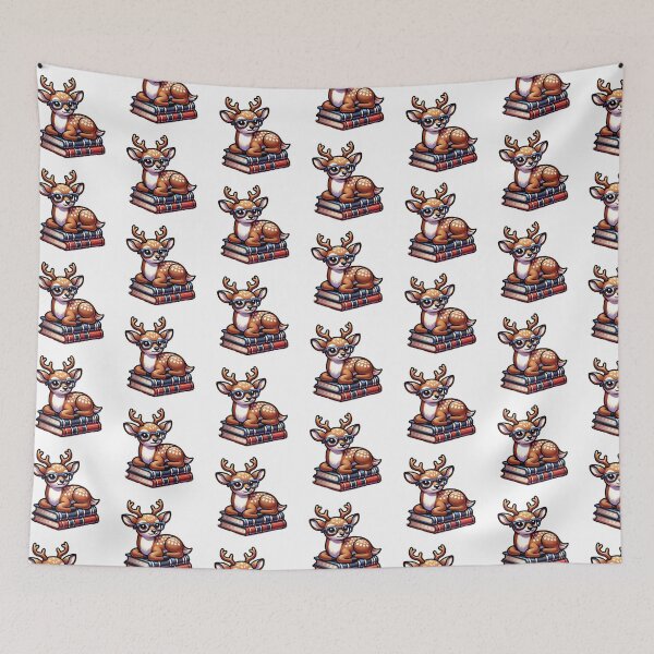 Item preview, Baby Deer And Books designed and sold by TheAnimalZ00.