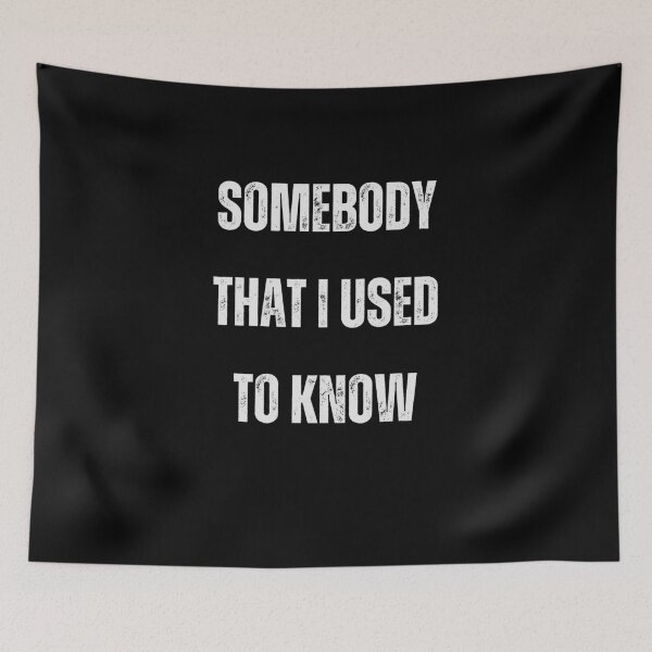 Item preview, Somebody That I Used To Know designed and sold by Flirt-Teez.