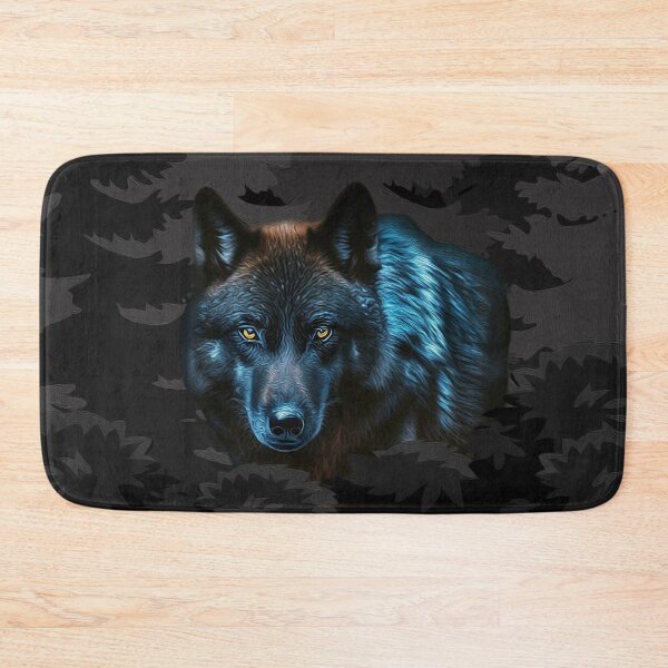 Item preview, Black wolf gazing into your soul designed and sold by ArtOfEalaine.