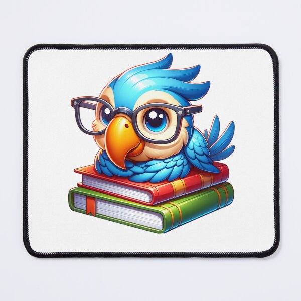 Item preview, Parrot And Books designed and sold by TheAnimalZ00.