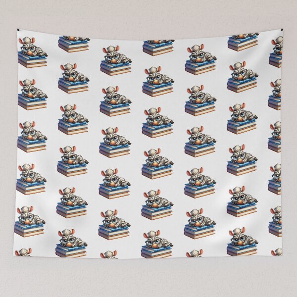 Item preview, Zebra And Books designed and sold by TheAnimalZ00.