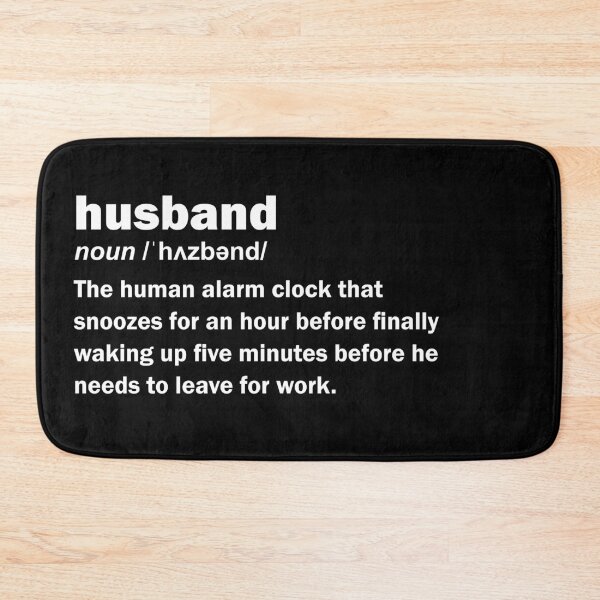 Item preview, Husband - Funny Dictionary Definition - Dad Joke designed and sold by Rhu Creations.