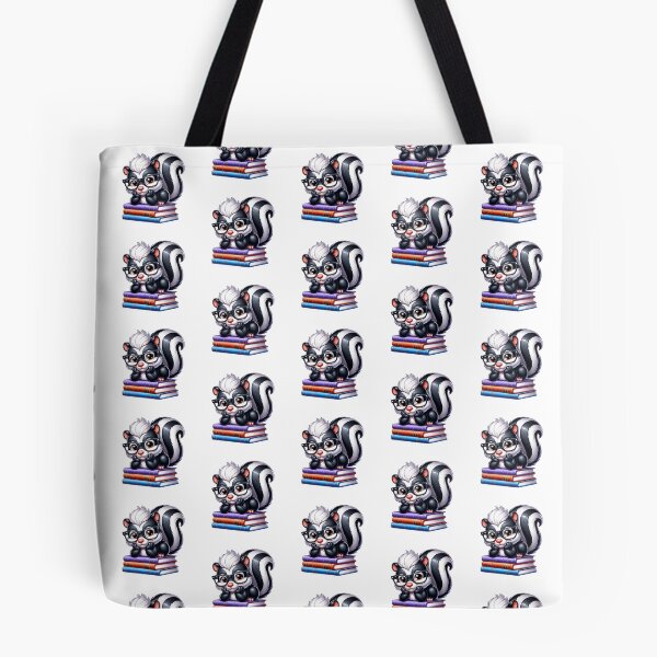 Item preview, Skunk And Books designed and sold by TheAnimalZ00.
