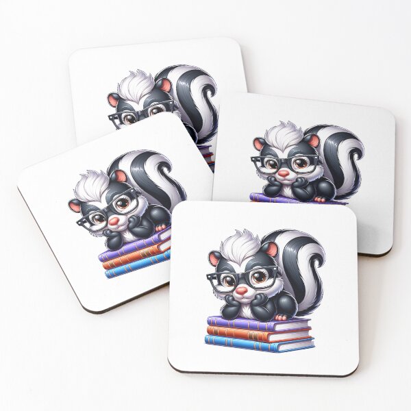Item preview, Skunk And Books designed and sold by TheAnimalZ00.