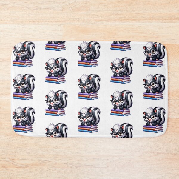 Item preview, Skunk And Books designed and sold by TheAnimalZ00.