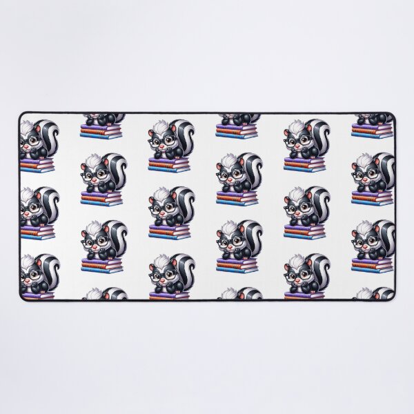 Item preview, Skunk And Books designed and sold by TheAnimalZ00.