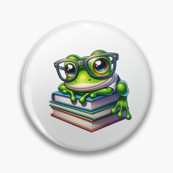 Item preview, Frog And Books designed and sold by TheAnimalZ00.