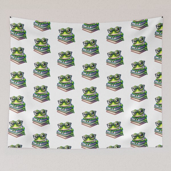 Item preview, Frog And Books designed and sold by TheAnimalZ00.