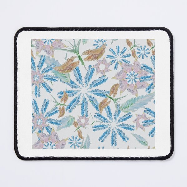 Item preview, feathers, flowers, summer, pattern, spring designed and sold by TinkerBird.