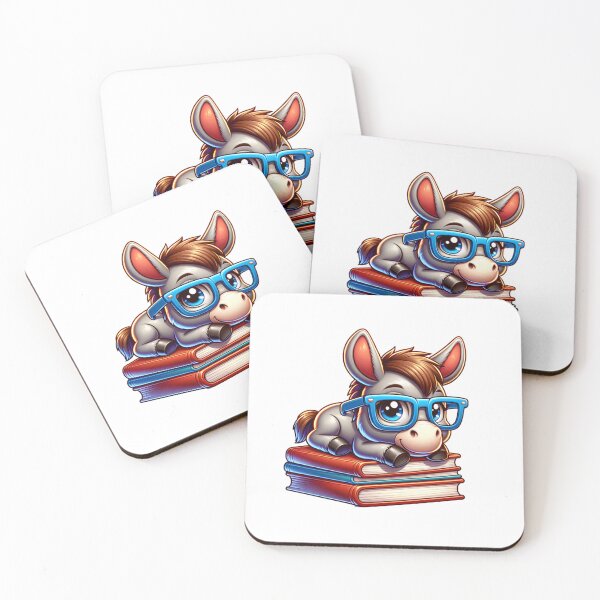 Item preview, Donkey And Books designed and sold by TheAnimalZ00.