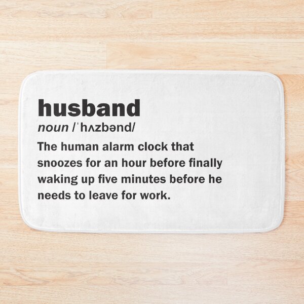 Item preview, Husband - Funny Dictionary Definition - Dad Joke designed and sold by Rhu Creations.