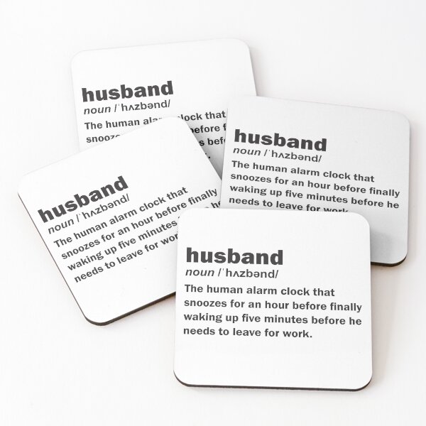 Item preview, Husband - Funny Dictionary Definition - Dad Joke designed and sold by Rhu Creations.
