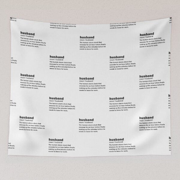 Item preview, Husband - Funny Dictionary Definition - Dad Joke designed and sold by Rhu Creations.