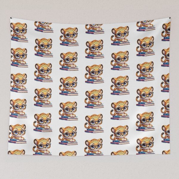 Item preview, Cheetah And Books designed and sold by TheAnimalZ00.