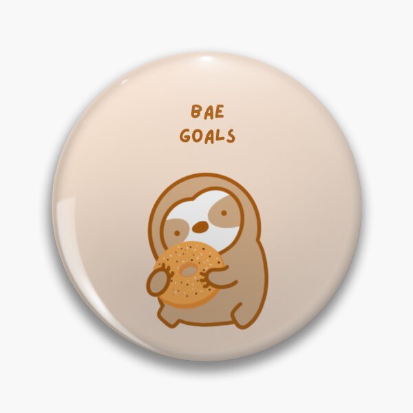 Item preview, Bae Goals Everything Bagel Sloth designed and sold by theslothinme.