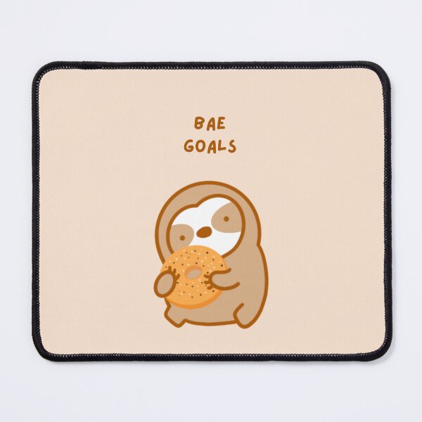 Item preview, Bae Goals Everything Bagel Sloth designed and sold by theslothinme.