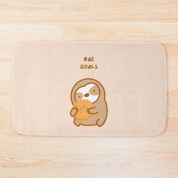Item preview, Bae Goals Everything Bagel Sloth designed and sold by theslothinme.