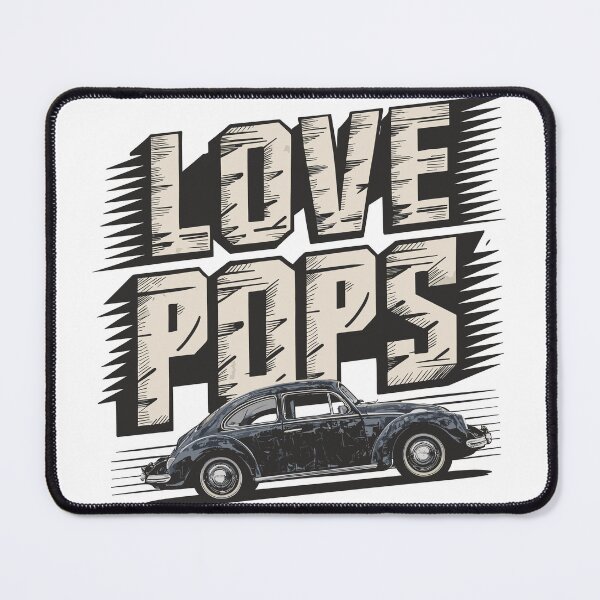 Item preview, Vintage Adventure: Love You, Pops! Father's Day Typography Art designed and sold by HahaHandlesHub.