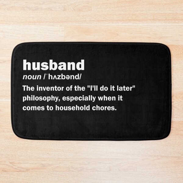Item preview, Husband - Funny Dictionary Definition - Dad Joke designed and sold by Rhu Creations.