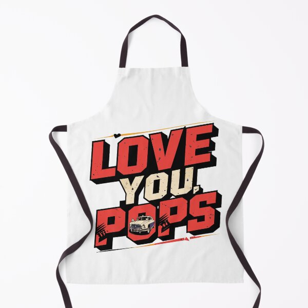 Item preview, Vintage Adventure: Love You, Pops! Father's Day Typography Art designed and sold by HahaHandlesHub.