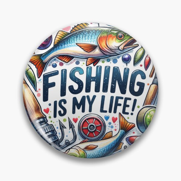 Item preview, Fishing Is My Life! designed and sold by PassionforLove.