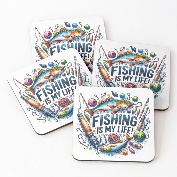 Item preview, Fishing Is My Life! designed and sold by PassionforLove.