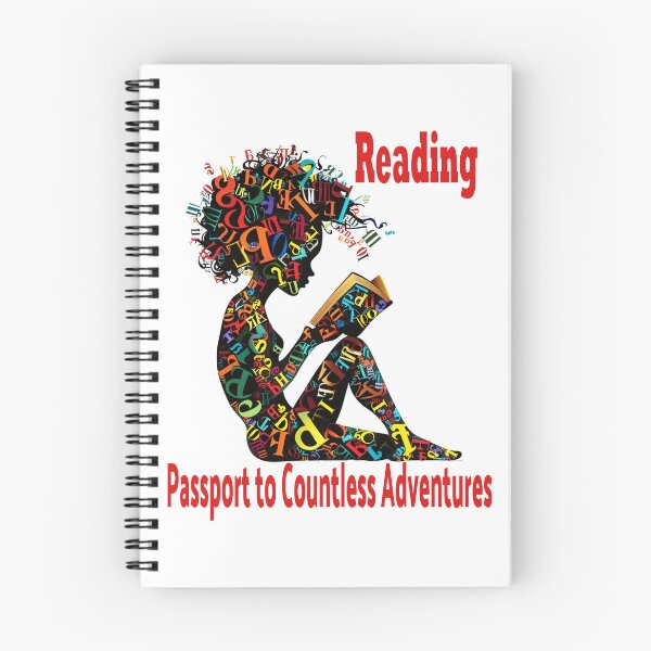 Item preview, Reading: Passport to Countless Adventures, Book Lovers designed and sold by Bliss Find And Design.